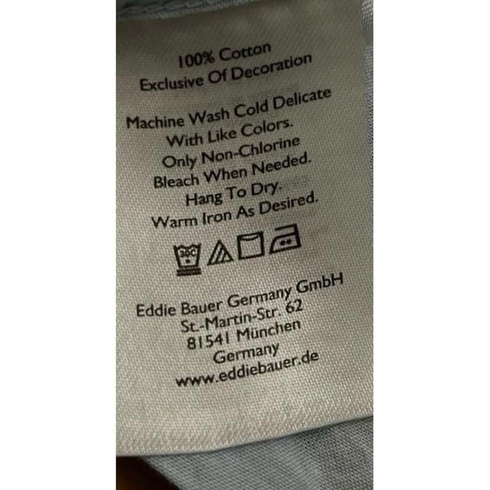 Mens Eddie Bauer Fishing All Over Print Button Down Short Sleeve - Picture 6 of 6